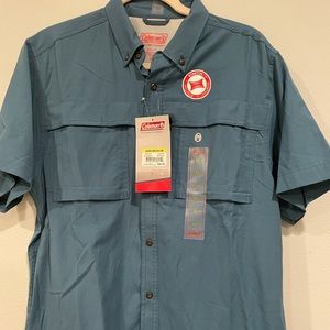 Coleman mens outdoor front-button shirt